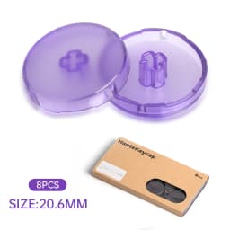 Haute42 Hitbox Cross Keycaps for Leverless Arcade Controller Mini Hitbox Button Caps Colorful DIY 20.6mm Low Profile Keycaps 8PC