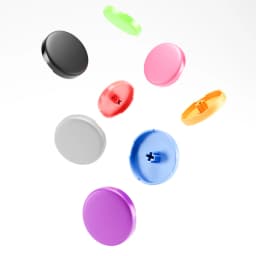 Haute42 Hitbox Cross Keycaps for Leverless Arcade Controller Mini Hitbox Button Caps Colorful DIY 20.6mm Low Profile Keycaps 8PC