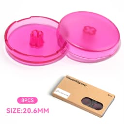 Haute42 Hitbox Cross Keycaps for Leverless Arcade Controller Mini Hitbox Button Caps Colorful DIY 20.6mm Low Profile Keycaps 8PC