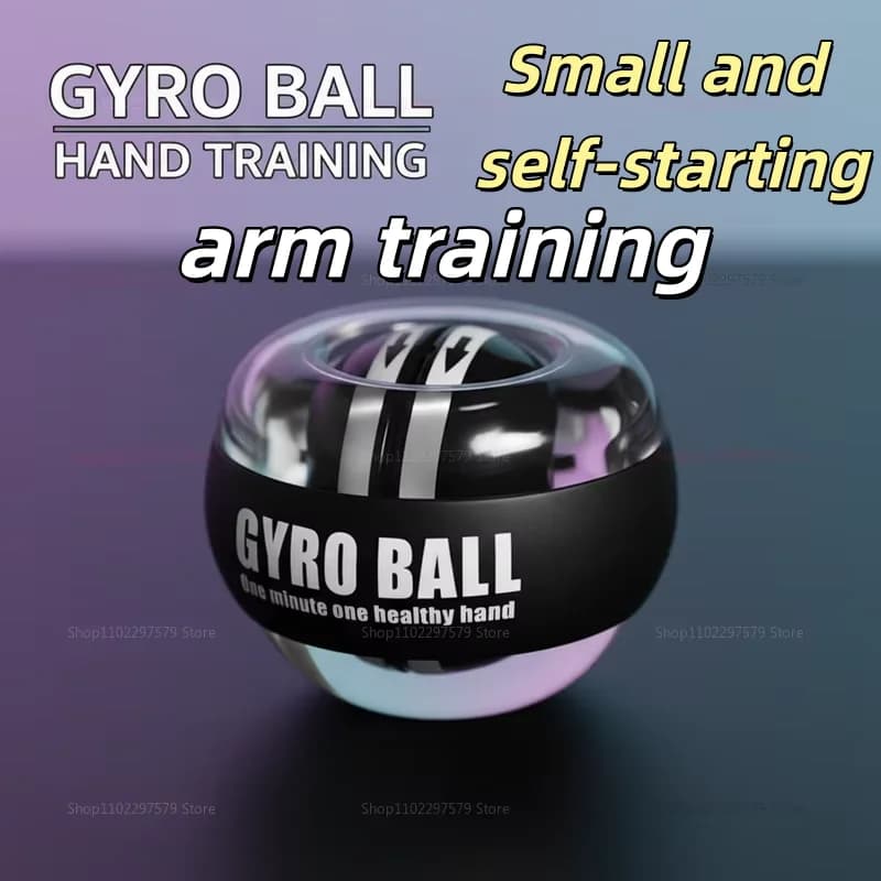 Forearm Exerciser with Self-Activating Wrist Gyro Ball Wrist Strengthener for Arm and Finger Muscle Training Suitable for Fitnes