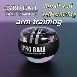 Forearm Exerciser with Self-Activating Wrist Gyro Ball Wrist Strengthener for Arm and Finger Muscle Training Suitable for Fitnes