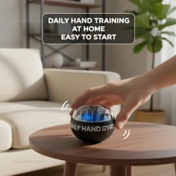 Forearm Exerciser with Self-Activating Wrist Gyro Ball Wrist Strengthener for Arm and Finger Muscle Training Suitable for Fitnes
