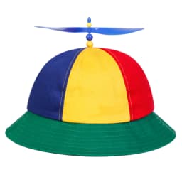 Unisex Multi Color Splicing Propeller Personality Bucket Hats Fishermen Caps Outdoor Casual Cap Sunscreen Hat