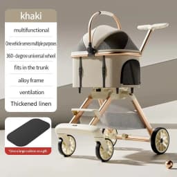 2026 New Separable Pet Stroller, Portable One Click Recycling Cat Stroller, Universal Lightweight Baby Stroller for Travel