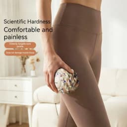 EVA Fascia Ball or Peanut Massage Ball Deep Tissue Trigger Point Massager for Muscle Relief Shoulder Back Leg Foot