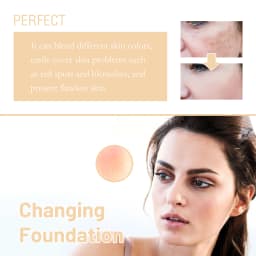 Color Changing Foundation SPF15 30ml Hydrating Long Lasting High Coverage Natural Finish Lightweight Face Makeup All Skin Types