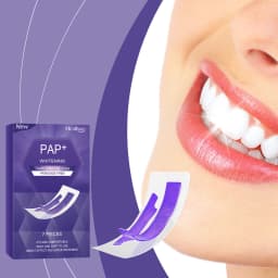Purple Teeth Whitening Strips Bleaching Stains Remove Oral Whitening Supplies Tooth Stickers Remove Stains Care Stripes