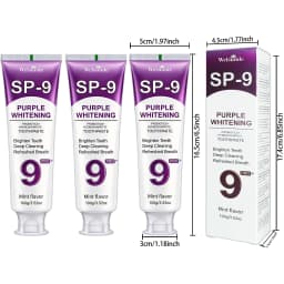 Teeth Whitening Hydroxyapatite Toothpaste, Contains Menthol, Deep Cleaning for Brighter Teeth, Fresh Breath & Gum Health, Basic Oral Care, Suitable for Everyone, An Essential Travel Item, It Is the Ideal Gift for Men and Women - Local Warehouse