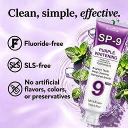 Teeth Whitening Hydroxyapatite Toothpaste, Contains Menthol, Deep Cleaning for Brighter Teeth, Fresh Breath & Gum Health, Basic Oral Care, Suitable for Everyone, An Essential Travel Item, It Is the Ideal Gift for Men and Women - Local Warehouse