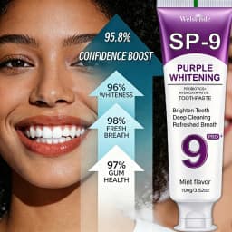 Teeth Whitening Hydroxyapatite Toothpaste, Contains Menthol, Deep Cleaning for Brighter Teeth, Fresh Breath & Gum Health, Basic Oral Care, Suitable for Everyone, An Essential Travel Item, It Is the Ideal Gift for Men and Women - Local Warehouse