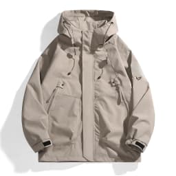 CHRLCK Unisex Outdoor Waterproof Jacket Windbreaker Coat Autumn Breathable Fishing Camping Windproof Jackets Men Women Clothing