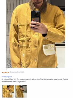 Maden Vintage Heavyweight Michigan Chore Jackets Multi-Pocket Canvas Hunting Coat for Men's Spring Loose Lapel Collar Outwear