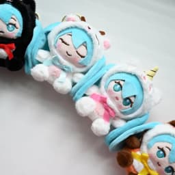 Japanese Style Hatsune Miku Plush Toy Cartoon Plush Keychain Student Schoolbag Accessories Decoration Anime Peripherals Gifts