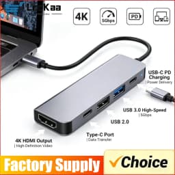 USB C Hub To 4K HDMI-Compatible USB 3.0 2.0 Type C PD Charging Dock for MacBook IPad Samsung S10 Dex TV Mouse Keyboard U Disk