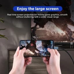 4K 60Hz 30Hz 8K USB C to HDMI-compatible Cable Type C Adapter HDTV Converter Cable for iPhone 15 MacBook Air iPad Samsung