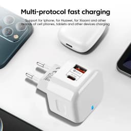 PD 20W USB Type C Charger Fast Charging Adapter Phone Quick Charger For iPhone Samsung Xiaomi Huawei Wall Charger EU/US/UK Plug