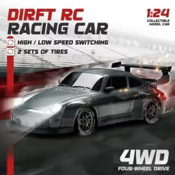Oike 4WD Remote Control Drift Car 1:24 Mini Remote Control Racing Car Model 2.4G Radio High Speed 4X4 RC Car Vehicle Toy