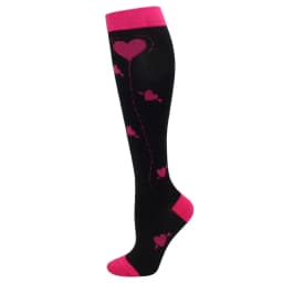 Men's Running Compression Socks Basketball Cycling Socks Medical Prevention Varicocele Travel Cute pattern