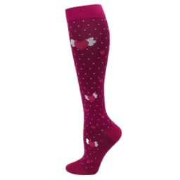 Men's Running Compression Socks Basketball Cycling Socks Medical Prevention Varicocele Travel Cute pattern