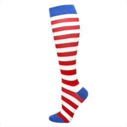 Men's Running Compression Socks Basketball Cycling Socks Medical Prevention Varicocele Travel Cute pattern