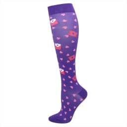 Men's Running Compression Socks Basketball Cycling Socks Medical Prevention Varicocele Travel Cute pattern