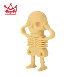 Skeleton USB Flash Drive 4GB 8GB 16GB 32GB 64GB 128GB pendrive USB 2.0 Mini Memory Stick Pen Drive Gifts cle usb