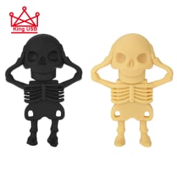 Skeleton USB Flash Drive 4GB 8GB 16GB 32GB 64GB 128GB pendrive USB 2.0 Mini Memory Stick Pen Drive Gifts cle usb