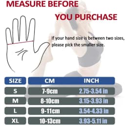 GOMOREON 1Pair Arthritis Gloves Women Men, Carpal Tunnel, Rheumatiod, Tendonitis, Fingerless Hand Thumb Compression Gloves