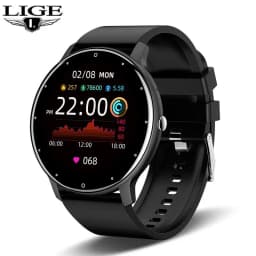 LIGE Women Smart Band Watch Real-time Weather Forecast Activity Tracker Watches Heart Rate Monitor Sports Ladies Smart Watch Men