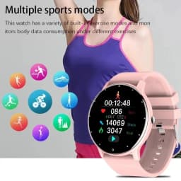 LIGE Women Smart Band Watch Real-time Weather Forecast Activity Tracker Watches Heart Rate Monitor Sports Ladies Smart Watch Men