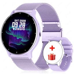 LIGE Women Smart Band Watch Real-time Weather Forecast Activity Tracker Watches Heart Rate Monitor Sports Ladies Smart Watch Men