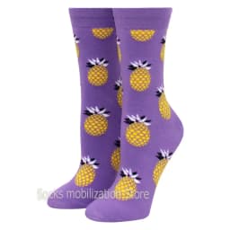 Women Socks Funny Cute Cartoon Fruits Banana Lemon Pineapple Avocado Food Happy Japanese Harajuku Skateboard Socks