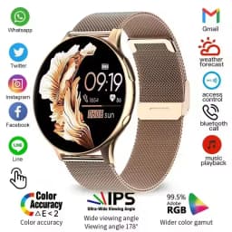 Smartwatch Women Watch 6 Health Monitoring Watch Waterproof Voice Assistant Bluetooth Call Smart Watch 2026 New Sport Watch Men