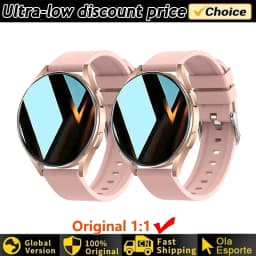 Smartwatch Women Watch 6 Health Monitoring Watch Waterproof Voice Assistant Bluetooth Call Smart Watch 2026 New Sport Watch Men