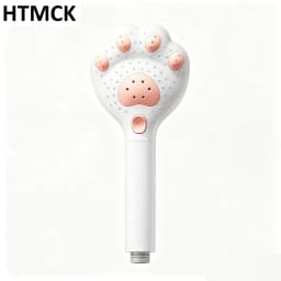 Cute Cat Paw High Pressure Filter Shower Head 3-Mode Adjustable Spray Rain Water Saving Faucet Showerheads for Bathroom Accessor
