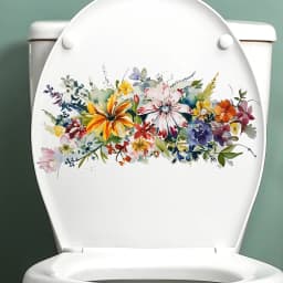 Green Plant Leaves Wall Sticker Bathroom Toilet Decor Living Room Cabinet Home Decoration Decals Beautify Self Adhesive Mural