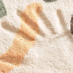 Thick Cashmere Like Bathroom Mat Absorbent Shaggy Shower Rug Aesthetic Wave Border Polka Dot Carpet