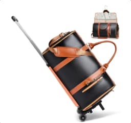 Women Rolling Garment Bags for Travel Handbag with Wheels Women Carry On Garment Duffel Bag Suit Travel Rolling Trave Duffle Bag