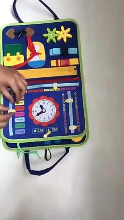 Montessori Kids Travel Toy Felt Activity Quiet Books Busy Board Activity Educational Sensory Learning Book