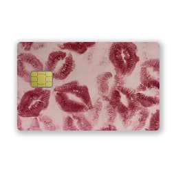 Y2k Lips Printed Fashion Diy Laser Credit Debit Card Stickers Bank Cards PVC Sticker Film Skin Quick Delivery No Fade Waterproof