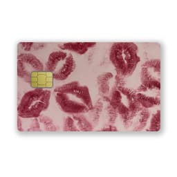 Y2k Lips Printed Fashion Diy Laser Credit Debit Card Stickers Bank Cards PVC Sticker Film Skin Quick Delivery No Fade Waterproof