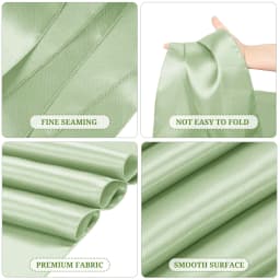 6/20PCS Wedding Satin Table Runner Sage Green 30x275cm Long Party Supply Christmas Home Dining Banquets Luxury Table Decoration