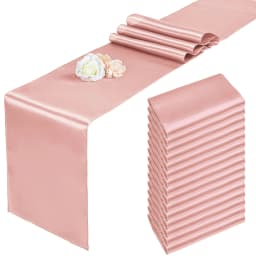 6/20PCS Wedding Satin Table Runner Sage Green 30x275cm Long Party Supply Christmas Home Dining Banquets Luxury Table Decoration