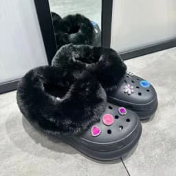 2024 Winter Furry Slippers Inserts Fur Insoles Shoe Clogs Shoes Liners Removable Soft Thickened Plush Cover Warm Lined