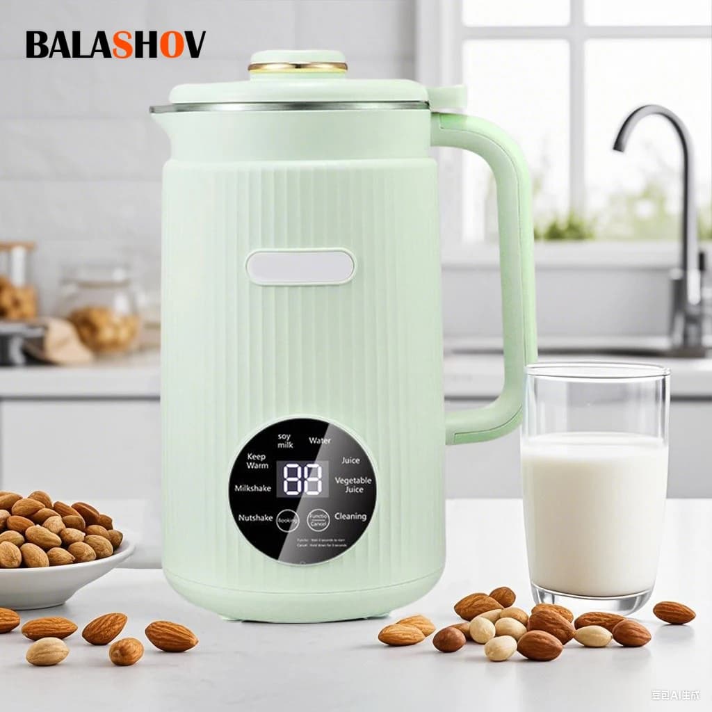 220V/110V Nut Milk Machine 1.2L Multifunctional Electric Soy bean Milk machine Food Blender Ice Crusher Fruit Juice maker