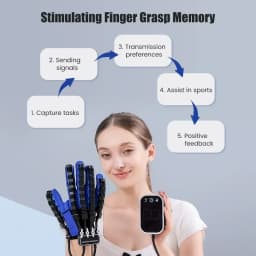Robot Gloves Hand Rehabilitation Automatic Hand Trainer Rehabilitation Rehab Theraphy Hemiplegia Gloves Finger Trainer Stroke
