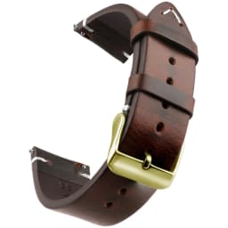 Wax Genuine Leather Watch Band, Quick Release 18mm/19mm/20mm/21mm/22mm/24m Watch Straps, for Samsung, Seiko, Oris, Citizen Watch