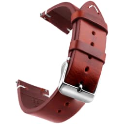 Wax Genuine Leather Watch Band, Quick Release 18mm/19mm/20mm/21mm/22mm/24m Watch Straps, for Samsung, Seiko, Oris, Citizen Watch