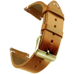 Wax Genuine Leather Watch Band, Quick Release 18mm/19mm/20mm/21mm/22mm/24m Watch Straps, for Samsung, Seiko, Oris, Citizen Watch