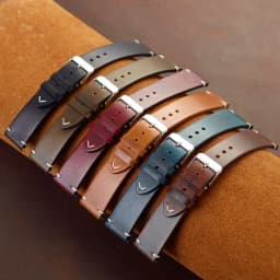 Wax Genuine Leather Watch Band, Quick Release 18mm/19mm/20mm/21mm/22mm/24m Watch Straps, for Samsung, Seiko, Oris, Citizen Watch